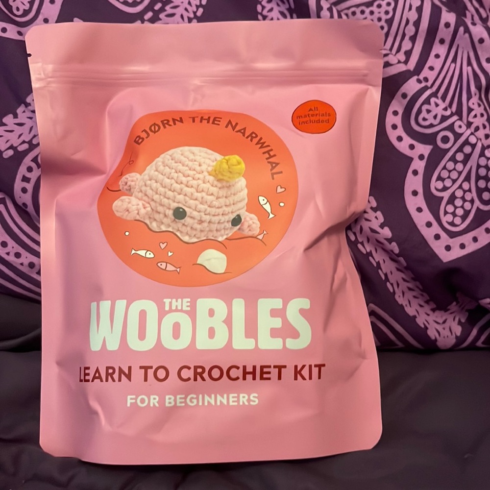 Woobles Bjorn the narwhal. Beginners